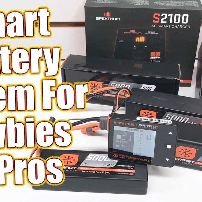 Review:  Charge! Spektrum Smart Technology S2100 Charger, LiPo Batteries & Checker Overview by RC Driver