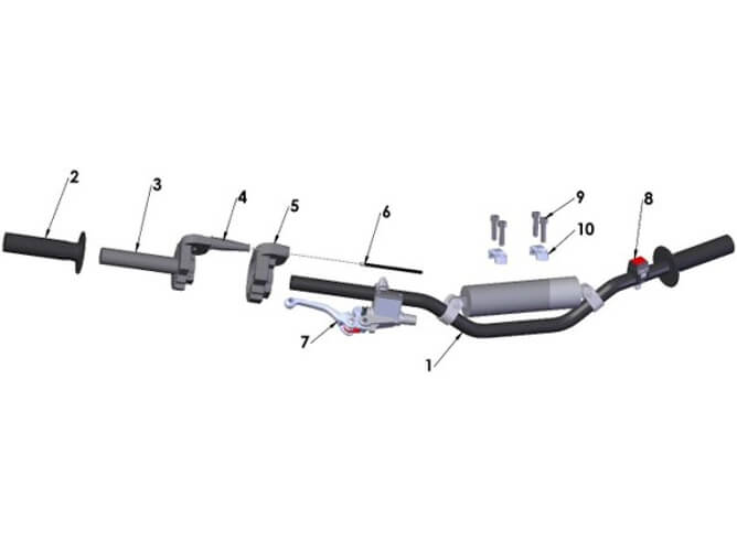 HANDLEBARS - MICRO BARS - 50CC