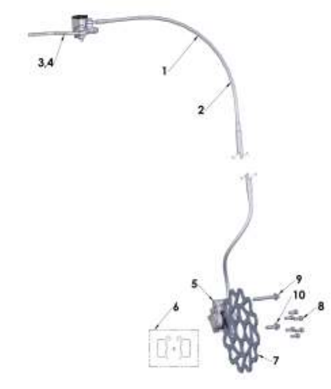 2013 Cobra 50JR Parts – Front Brakes