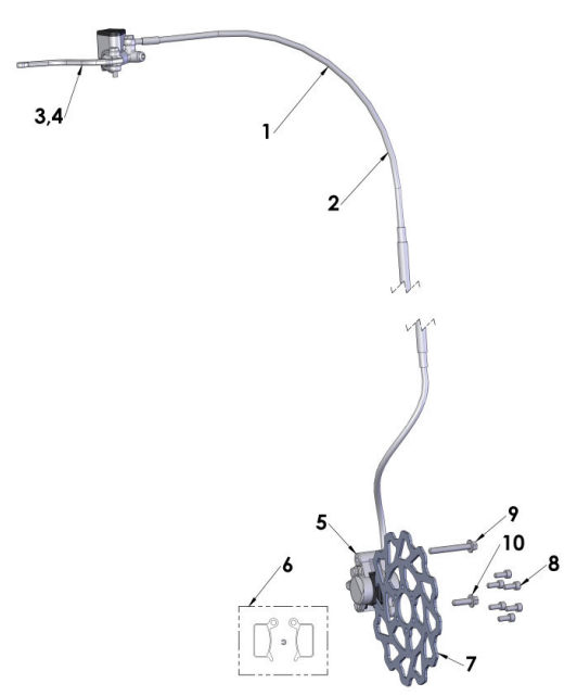 2016 Cobra 50JR Parts – Front Brakes