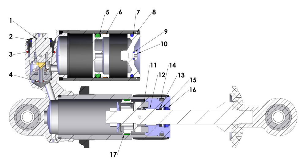 2016 Cobra 50JR Parts – Shock - Inside