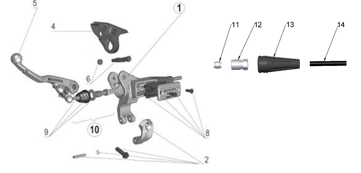 2016 Cobra CX65 Parts – Clutch – Master Cylinder