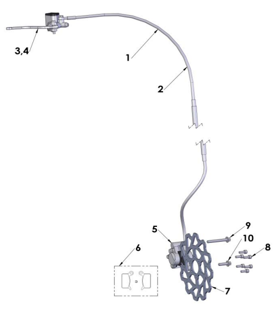 2017 Cobra 50P3 Parts – Front Brakes