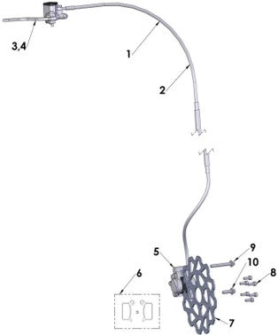 2017 Cobra 50SR (King) Parts – Front Brakes