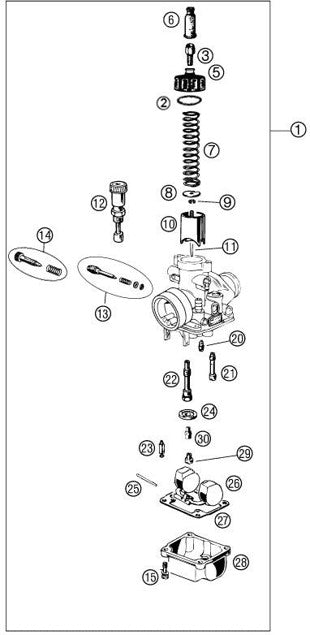 2018 Cobra 50SR (King) Parts - Carburetor