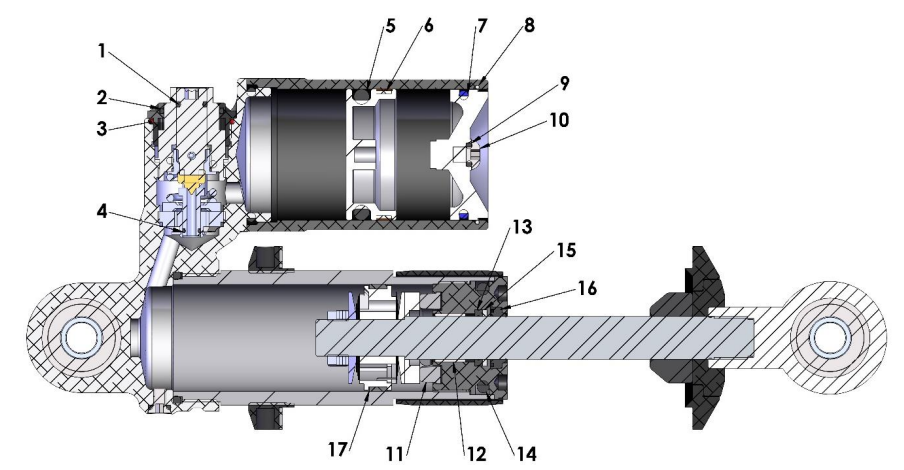 2019 Cobra 50JR Parts - Shock - Internal