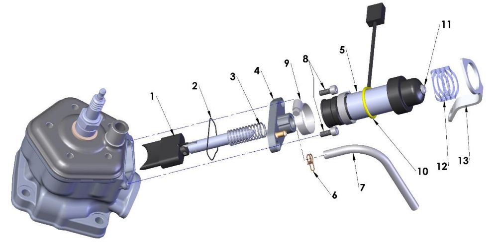 2019 Cobra CX65 Parts - Engine - Power Valve