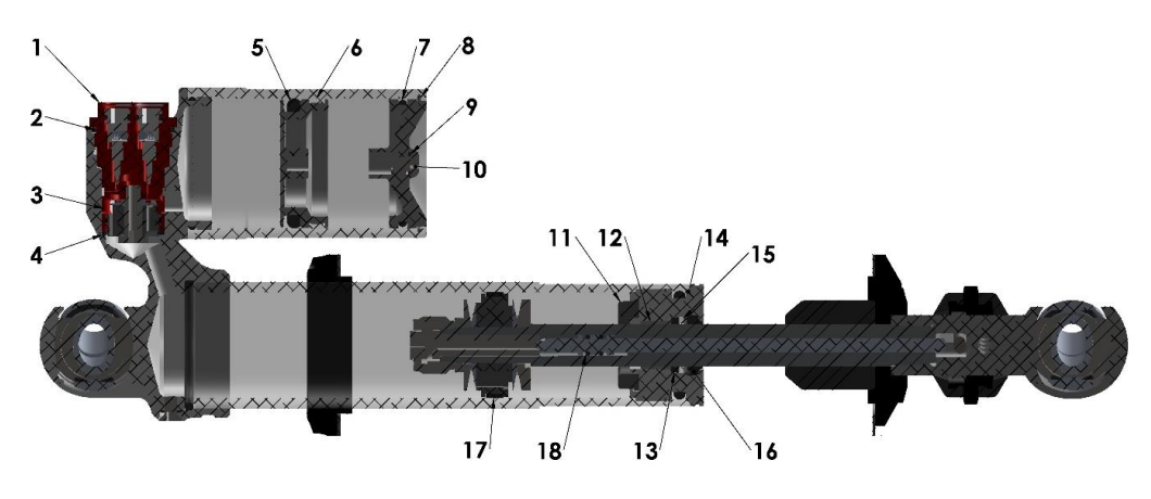 2019 Cobra CX65 Parts - Shock - Internal
