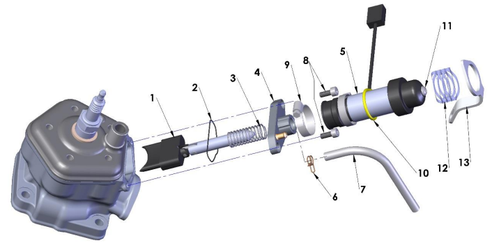 2020-CX65 Parts- Engine- Power Valve
