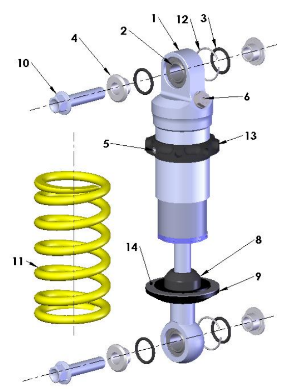 2022-CX50P3 Parts- Shock