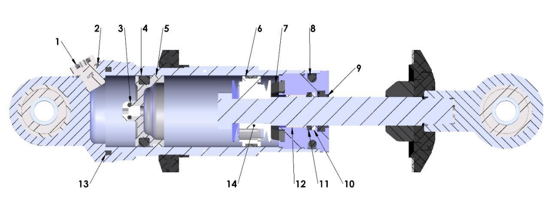 2022-CX50P3 Parts- Shock - Internal