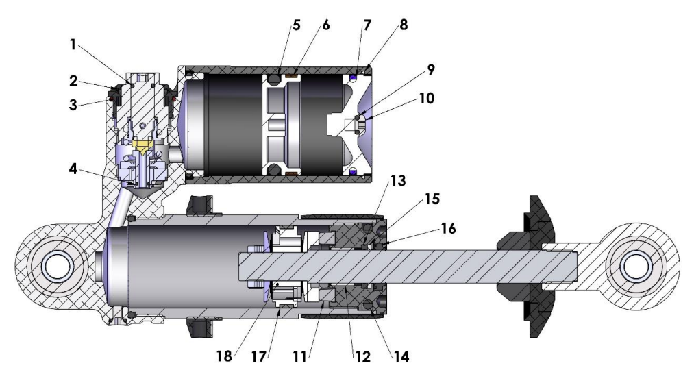 2023 CX50JR Parts- Shock - Internal