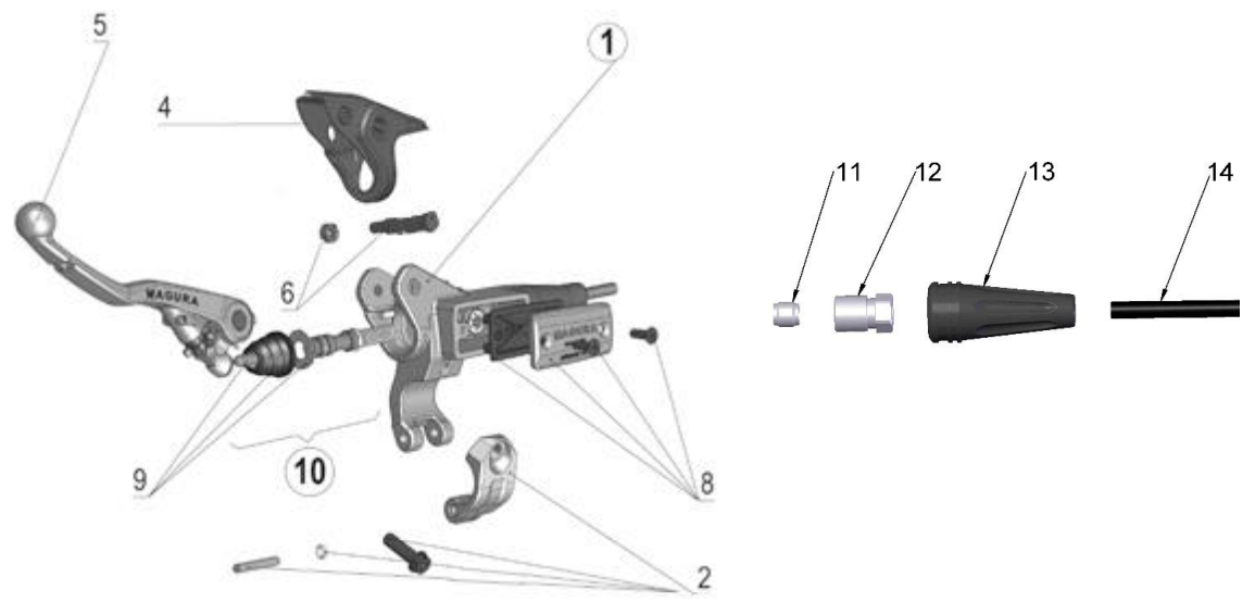 2023 CX65 Parts- Clutch- Master Cylinder