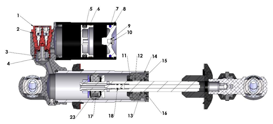 2023 CX65 Parts- Shock- Internal