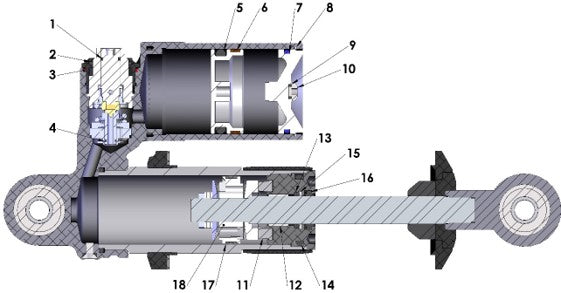 2025 CX3E Parts – Shock - Inside