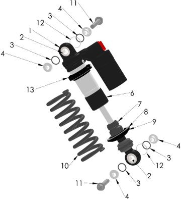 2025 CX50FWE Parts – Shock