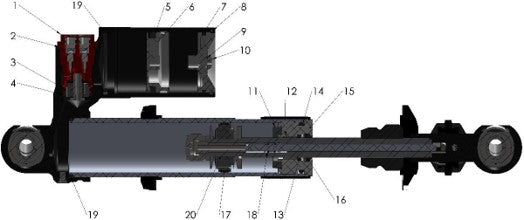 2025 CX65 Parts – Shock – Internal