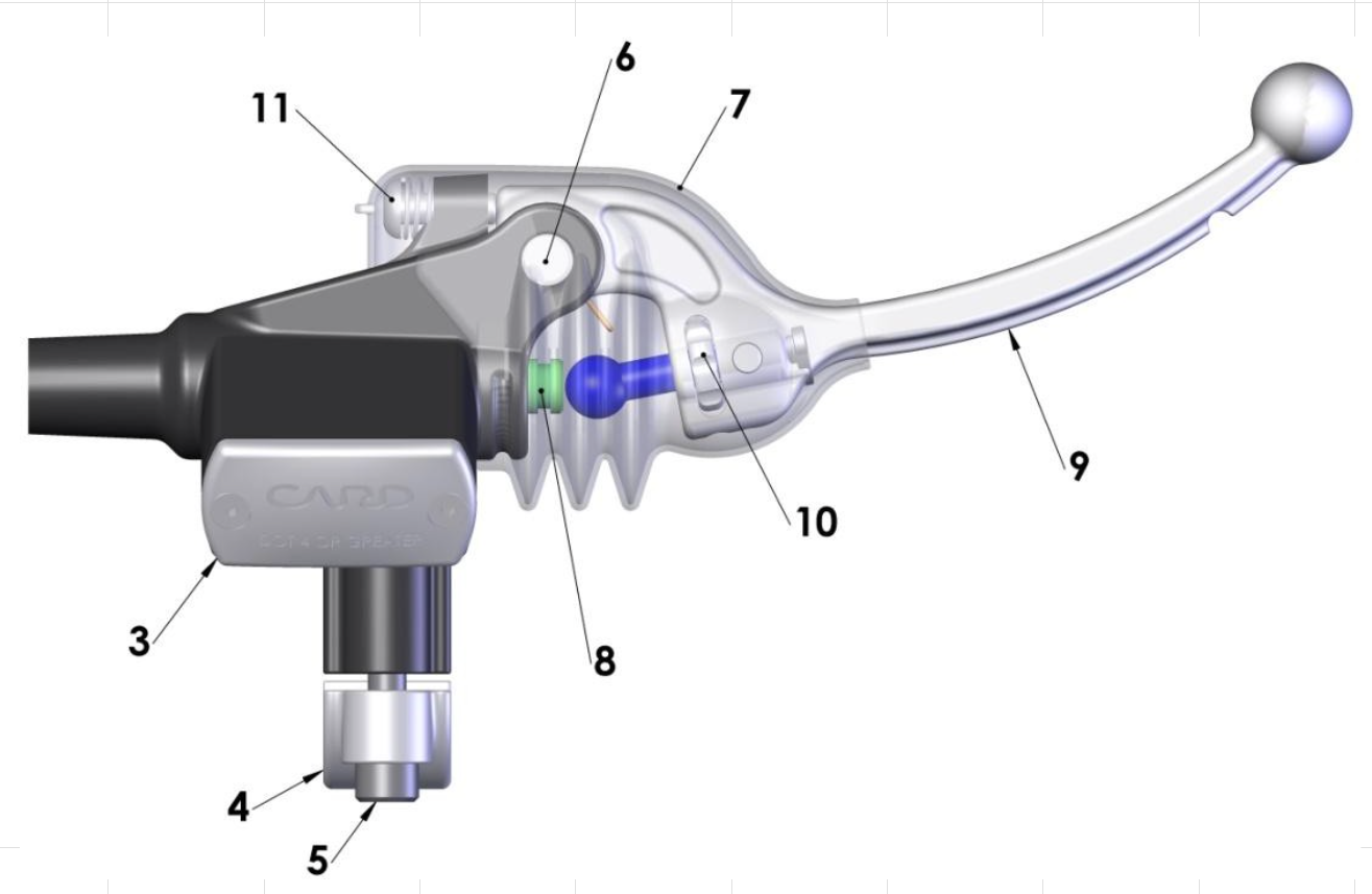 2013 Cobra CX65 Parts – Front Brakes – Master Cylinder