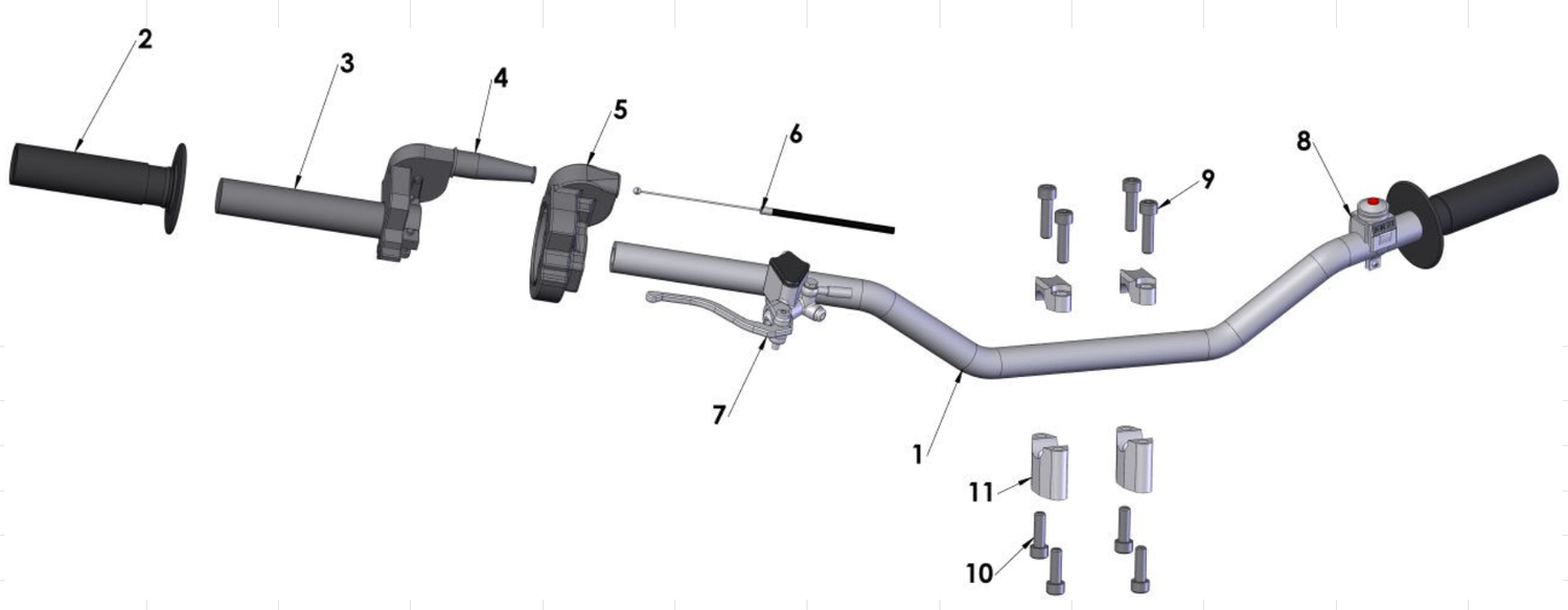 Cobra 50JR 2015 Parts – Bars and Controls