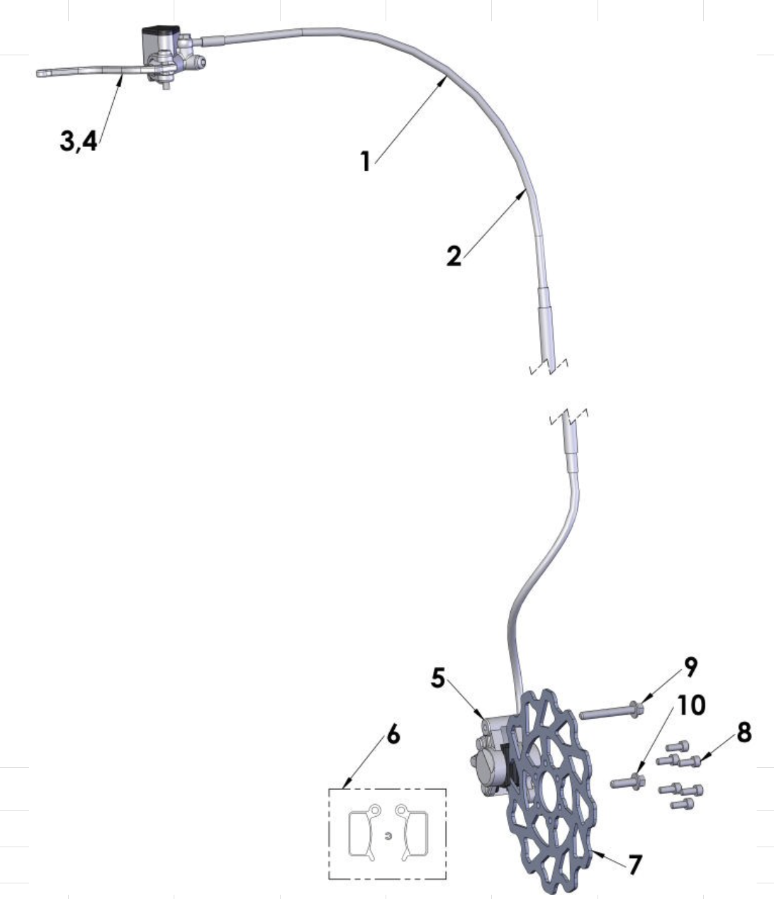 2015 Cobra 50SR (King) Parts – Front Brakes