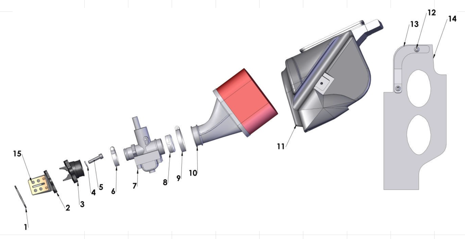 2016 Cobra 50JR Parts – Airbox & Inlet System