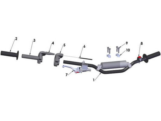 LEVER ASSEMBLY - CARD FRONT BRAKE - THIN