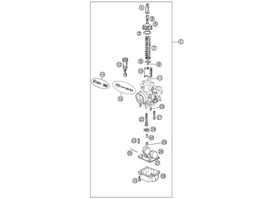 EXTENSION - MAIN JET - DELLORTO PHBG