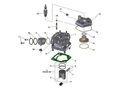 2022 CX50SRx FWE Parts – Engine – Top End