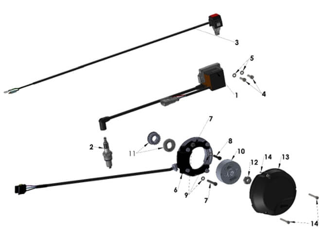 Kit – Pulleys, Spacer & Belt Retainer